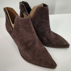Vince Camuto Women's Brown Ankle Booties Size 6M And 6 1/2 M